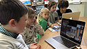 Little kids get <br>involved in <br>the making <br>of their game <br>